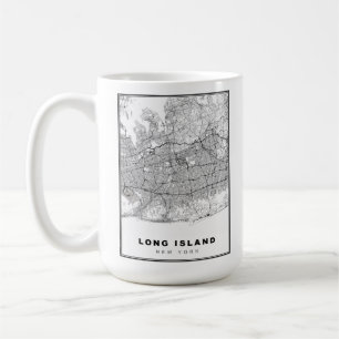 Long Island Map Coffee Mug