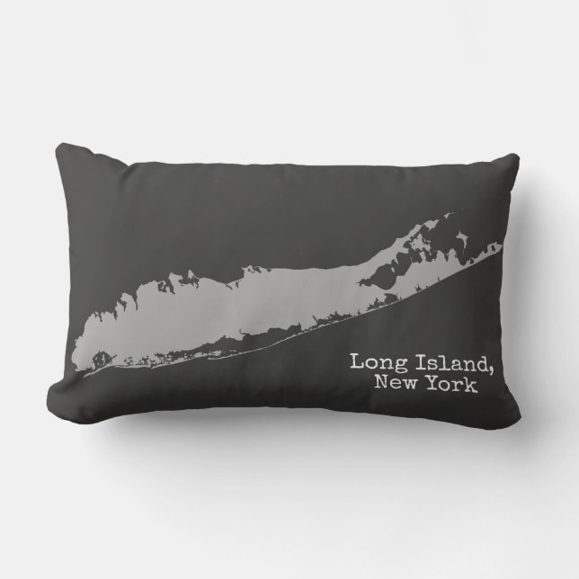 Long Island New York Lumbar Cushion (Front)