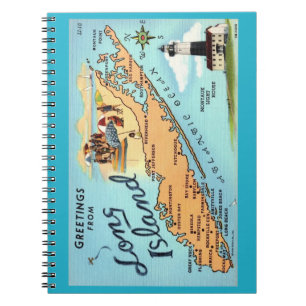 Long Island NY Spiral Notebook