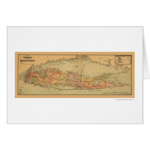 Long Island Railroad Map 1884