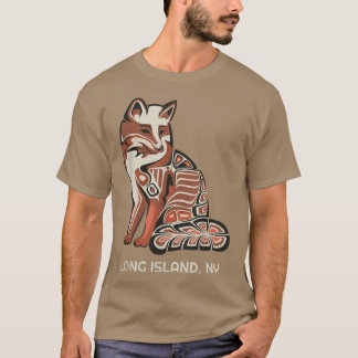 Long Island Red Tribal Fo Native American Artwork  T-Shirt
