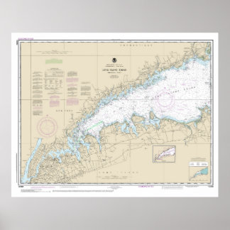 Long Island Sound Western Part Nautical Chart