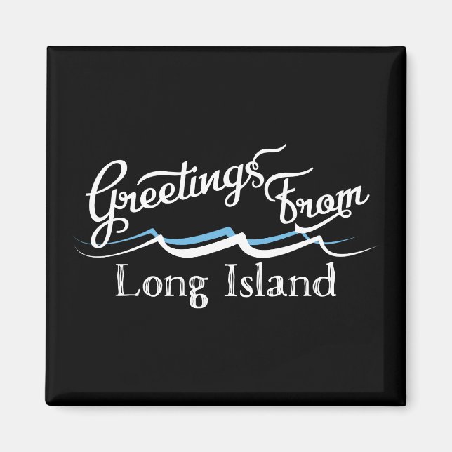 Long Island Water Waves Magnet (Front)
