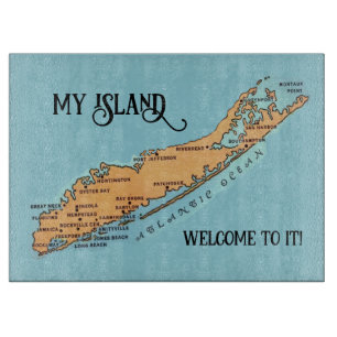 Long Island - Welcome  Cutting Board