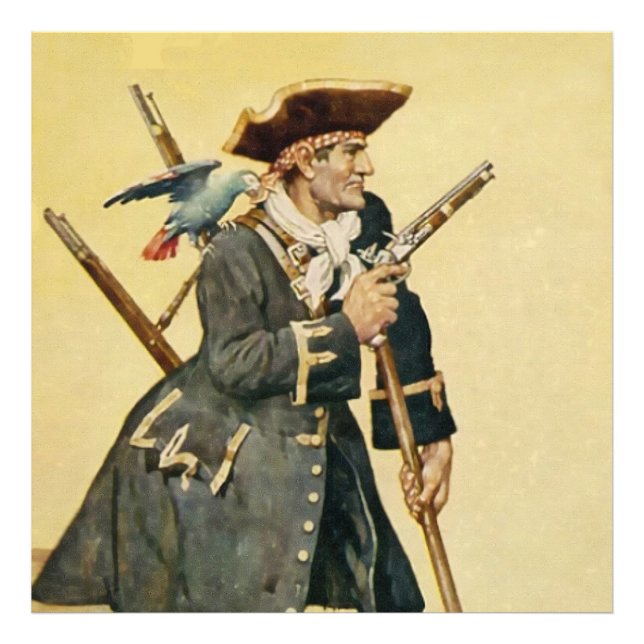 “Long John Silver” from “Treasure Island” Photo Print (Front)