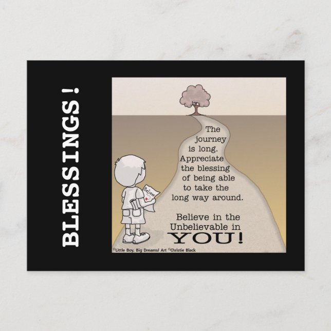 Long Journey Postcard (Front)