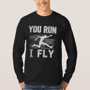 Long Jump Athlete Runner Long Jumper Track And Fie T-Shirt