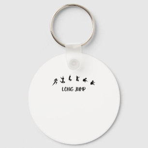 Long Jump Key Ring