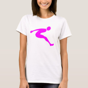 Long Jump - Magenta T-Shirt