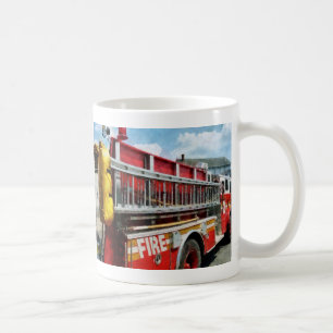 Long Ladder on Fire Truck Coffee Mug