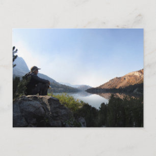 Long Lake Chocolate Peak Sierra Nevada mountains Postcard