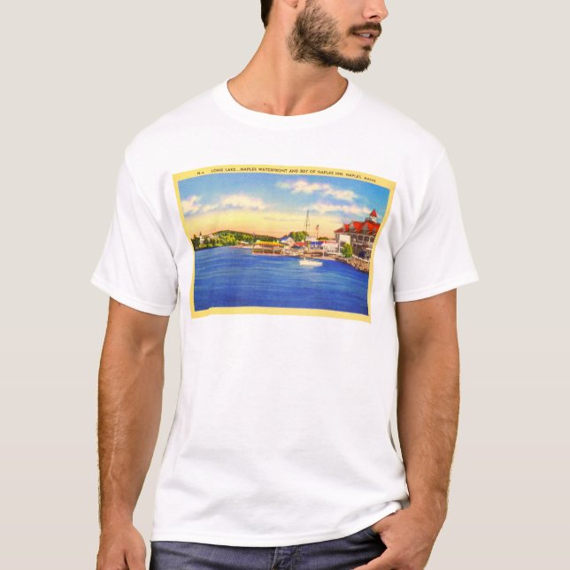 Long Lake - Naples Waterfront & Bay of Naples Inn T-Shirt (Front)