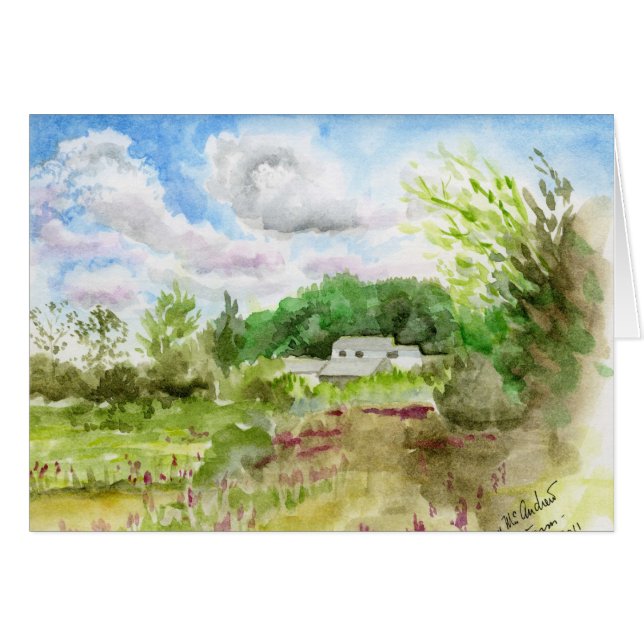"Long Lane Farm in August" (Front Horizontal)