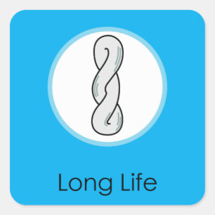 Long Life Doljabi Doljanchi Dol Korean birthday Square Sticker