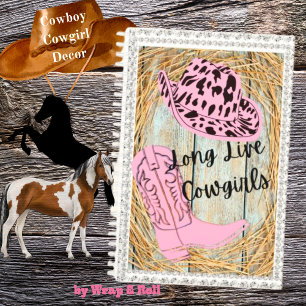 Long Live Cowgirls Rhinestone Notebook