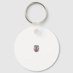 Long Live Freedom Patriotic Skeleton Rocker Shirt_ Key Ring