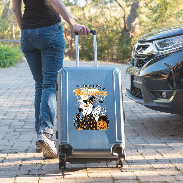 Long Live Halloween Goose Witch (Suitcase Insitu)