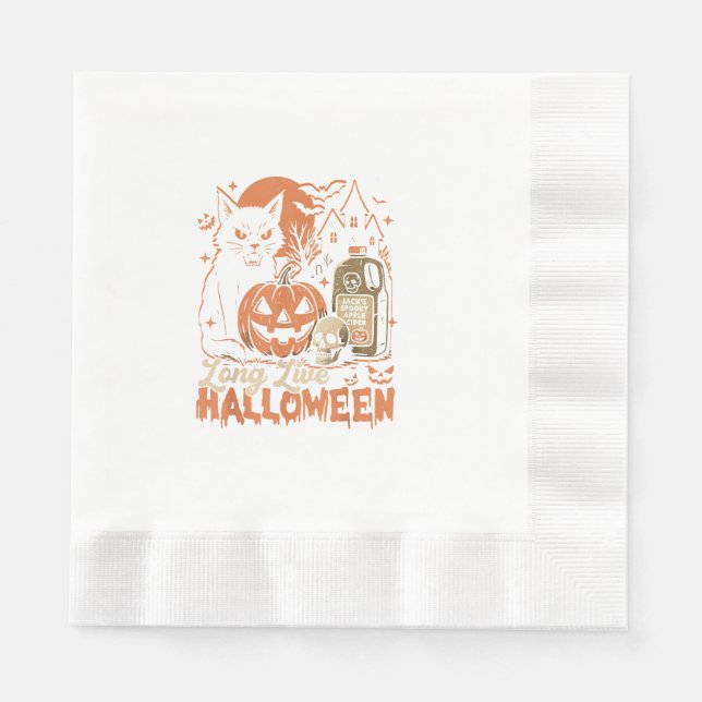 Long Live Halloween Napkin (Front)
