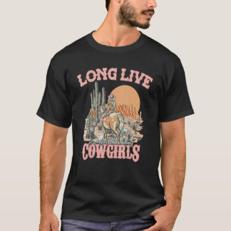 Long Live Howdy Rodeo Western Country Southern Cow T-Shirt