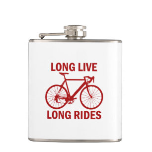 Long Live Long Rides Hip Flask