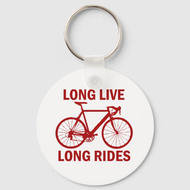 Long Live Long Rides Key Ring (Front)