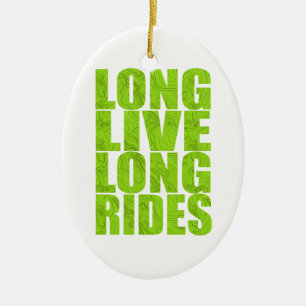 Long Live Long Rides (Topo) Ceramic Tree Decoration