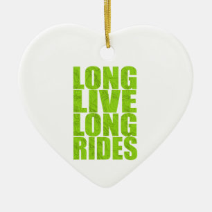 Long Live Long Rides (Topo) Ceramic Tree Decoration
