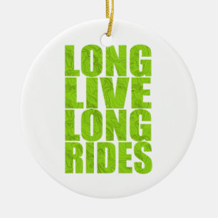 Long Live Long Rides (Topo) Ceramic Tree Decoration