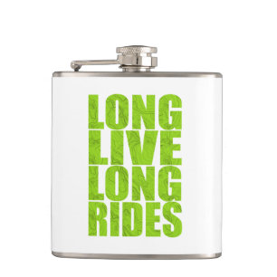 Long Live Long Rides (Topo) Hip Flask