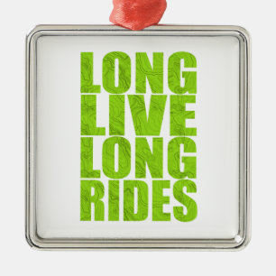 Long Live Long Rides (Topo) Metal Tree Decoration