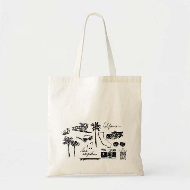Long Live Los Angeles Tote Bag (Front)