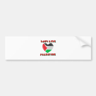 Long Live Palestine Bumper Sticker