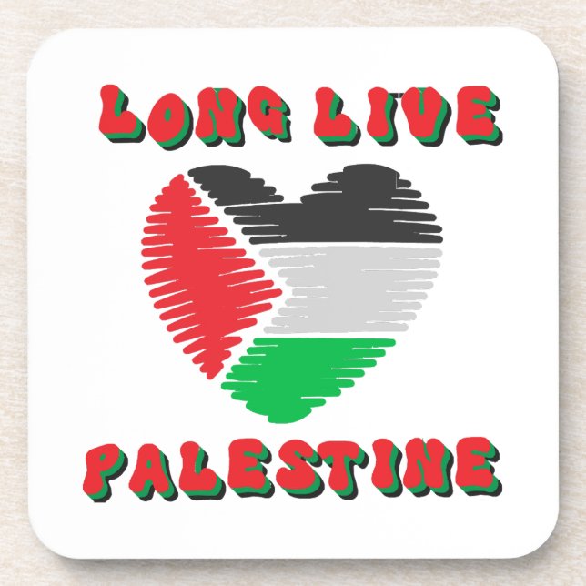 Long Live Palestine Coaster (Front)