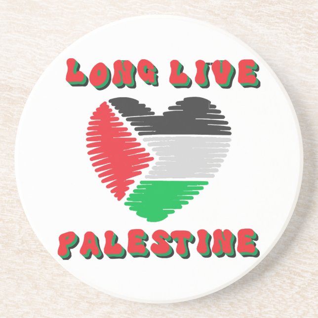 Long Live Palestine Coaster (Front)
