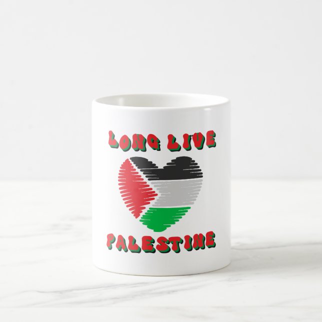 Long Live Palestine Coffee Mug (Center)