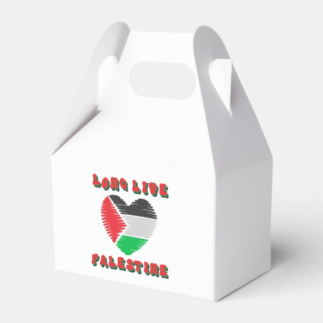 Long Live Palestine Favour Box (Front Side)