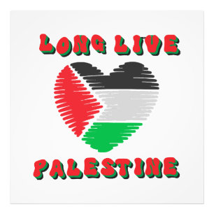 Long Live Palestine Photo Print