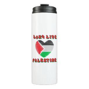Long Live Palestine Thermal Tumbler
