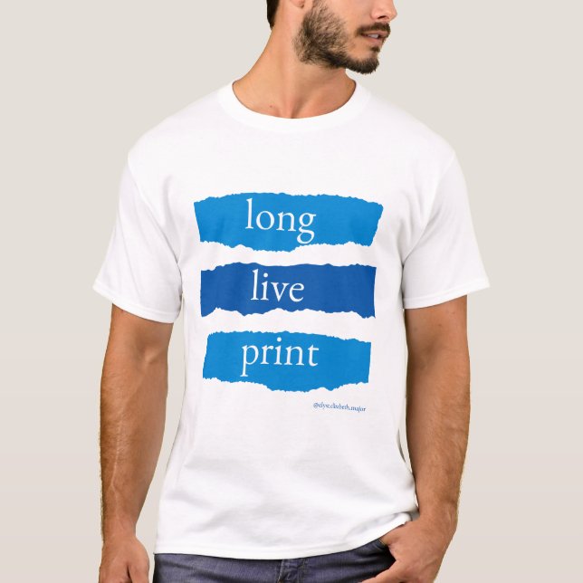 long live print t-shirt (Front)