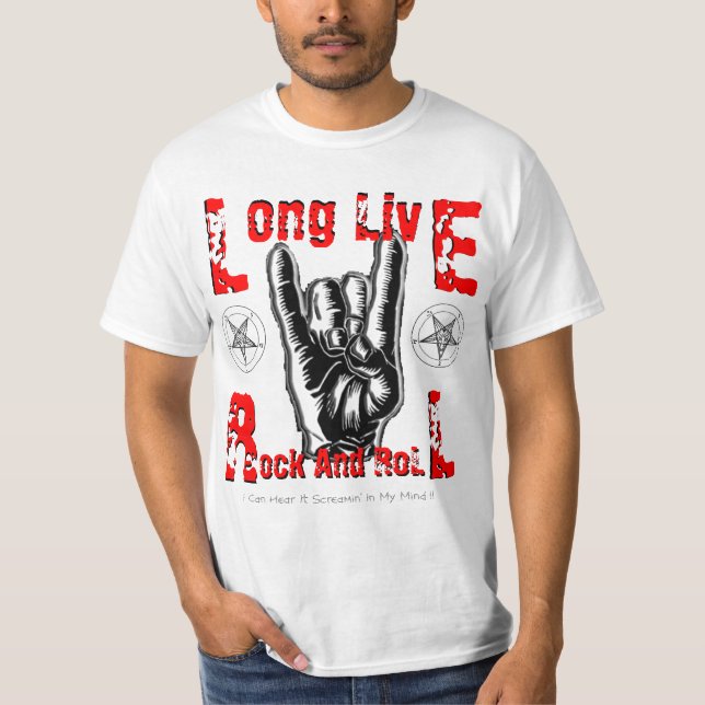 Long Live Rock And Roll T-Shirt (Front)