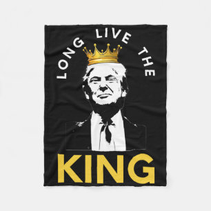 Long Live The King - Crown Fleece Blanket