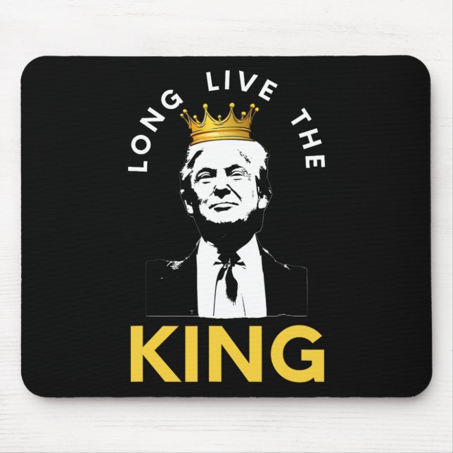 Long Live The King - Crown  Mouse Mat (Front)