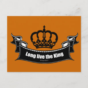 Long live the King Postcard