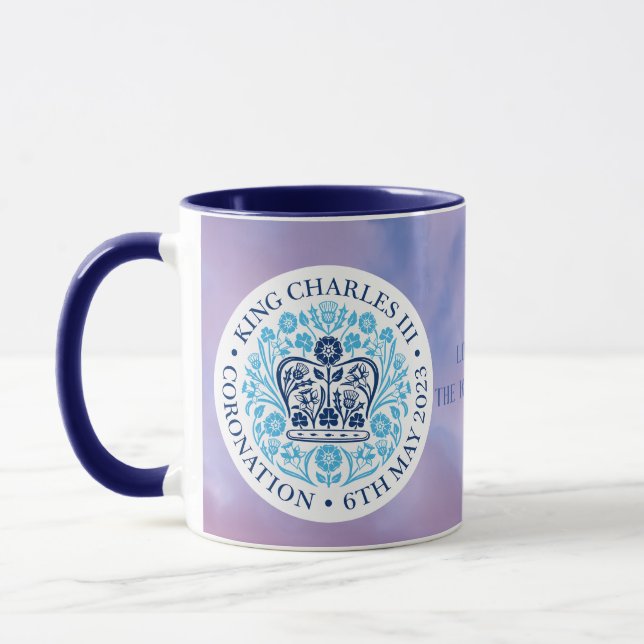 Long Live The King & Queen - Coronation. Editable. Mug (Left)