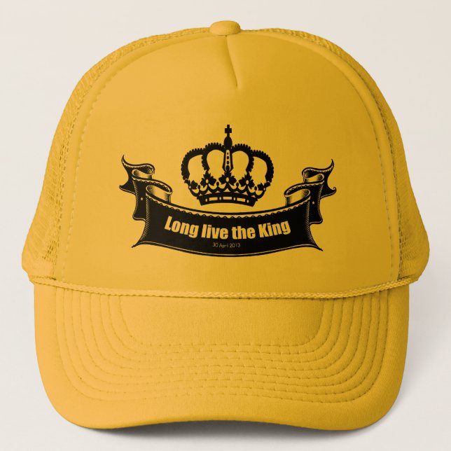 Long live the King Trucker Hat (Front)