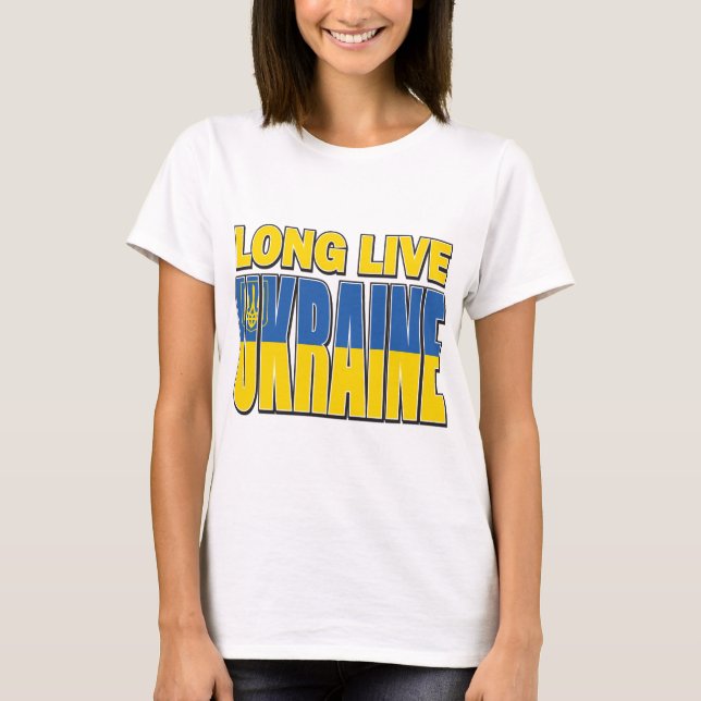 LONG-LIVE-UKRAINE T-Shirt (Front)