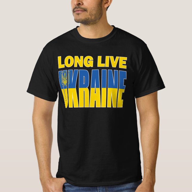 Long Live Ukraine T-Shirt (Front)