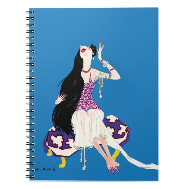 Long Long Hair Notebook (Front)