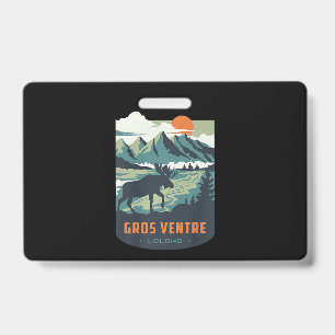 Long Long Honeymoon LOLOHO Gros Ventre Wilderness ID Badge