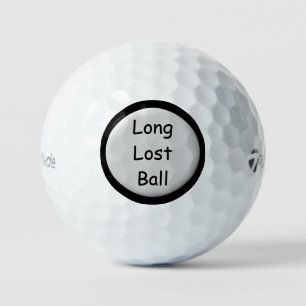 Long Lost Ball Custom Text Golf Ball